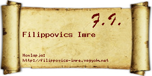 Filippovics Imre névjegykártya